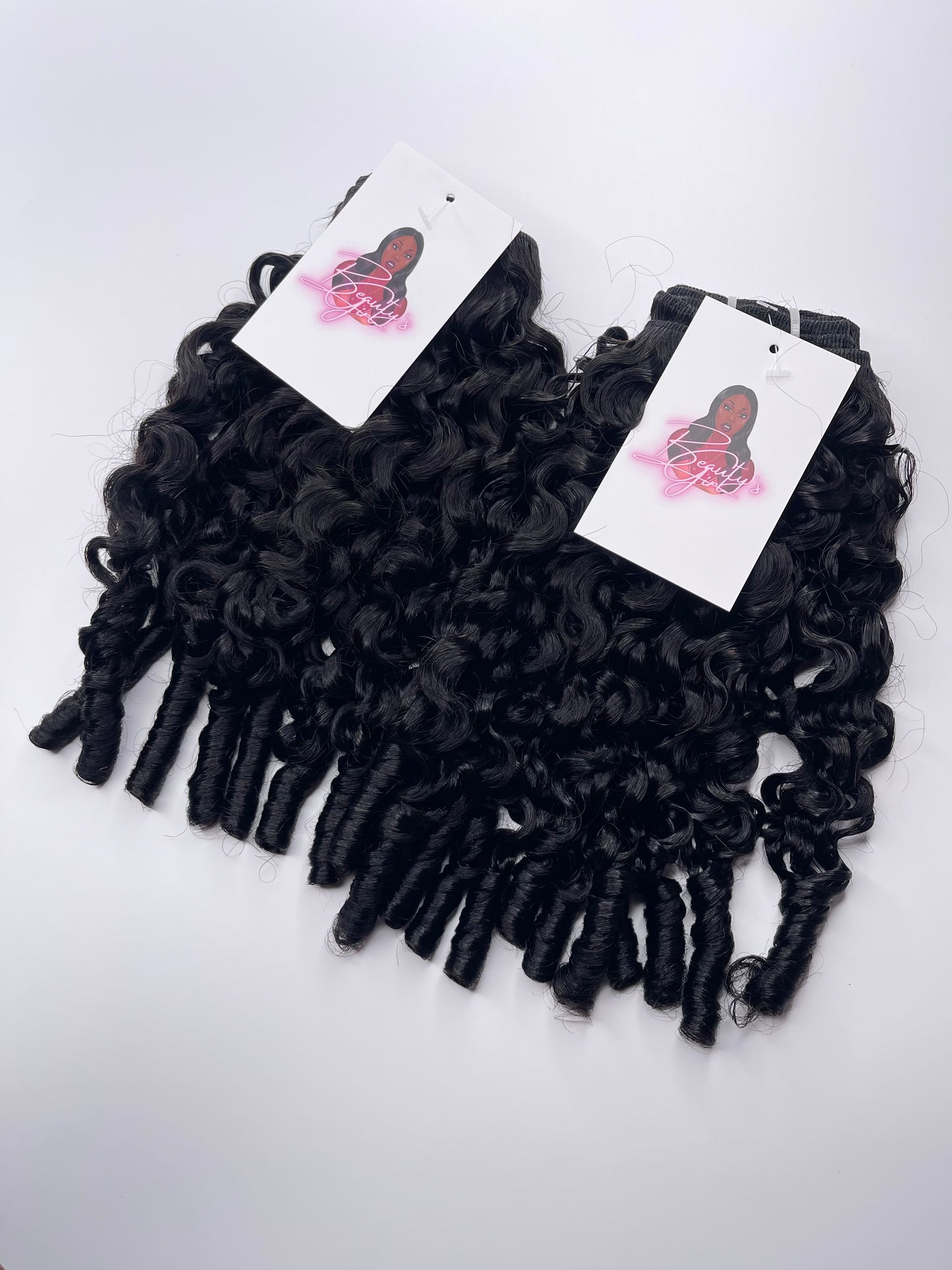 Tissage Virgin Burmese spiral curly